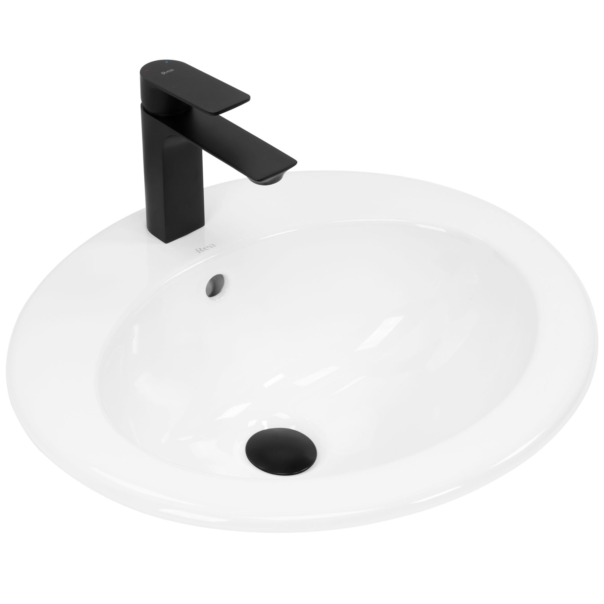 Rea - Lavabo Da Incasso Rea - Dalia Lavabo Da Bagno 515 X 460 X 200 mm Ceramica (Bianco)