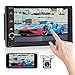 Produktbild OiLiehu Android Doppel Din Autoradio Audio Bluetooth Touch MP5 Player, 7 Zoll Multimedia Stereo, Unterstützung Dual Screen Display,Mirror Link USB FM WiFi GPS Navigation & Rückfahrkamera