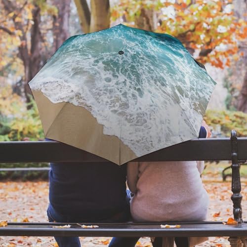 Parapluie pliable beau modèle de voyage aux finitions soignées - 5