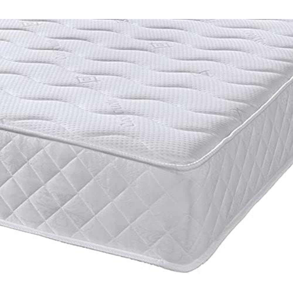 eXtreme comfort ltdThe Diamond Wave Comfortable Conventional 9" Deep Spring Mattress From 4ft by 6ft3 Small Double (Three Quarter)