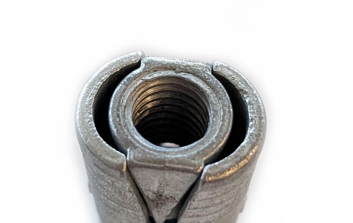Hard-to-Find Fastener 3/8" Single Expansion Shields – 50-Pack, Zinc-Plated Steel For Concrete & Masonry Anchoring