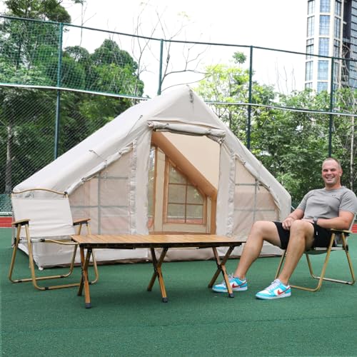 Carpa Inflable para Camping 4 Estaciones Beige miniatura 7