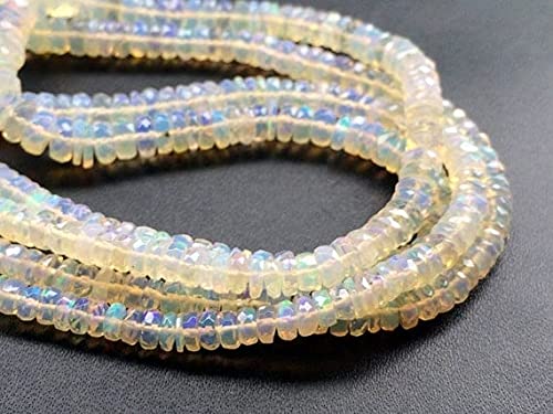 Perles opale d'Éthiopie naturelles AAA facettées LKBEADS pour bijoux haut de gamme