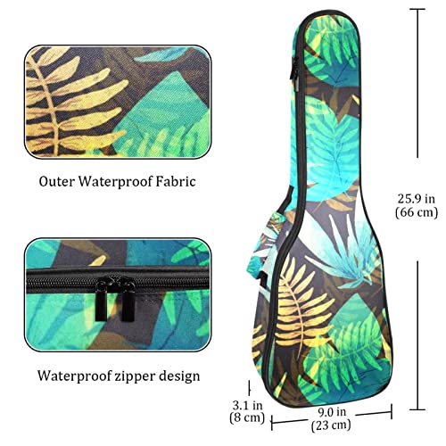Housse pour ukulélé avec motif feuille verte tropicale de 10 mm d’épaisseur et rembourrage en éponge de 53,3 cm avec… - Les Beatles, Paul McCartney, John Lennon, RIngo Starr, George Harrison Housse pour ukulélé avec motif feuille verte tropicale de 10 mm d'épaisseur et rembourrage en éponge de 53,3 cm avec… – Image 5