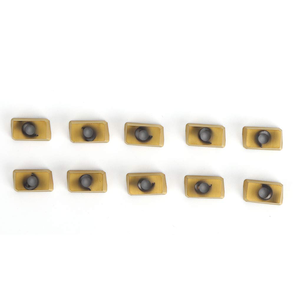 Insert en carbure cémenté, APMT1135 trempé haute efficacité pour fraise 10Pcs