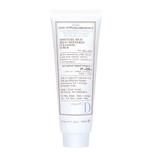 Exfoliante limpiador suave rico en humedad (piel seca)