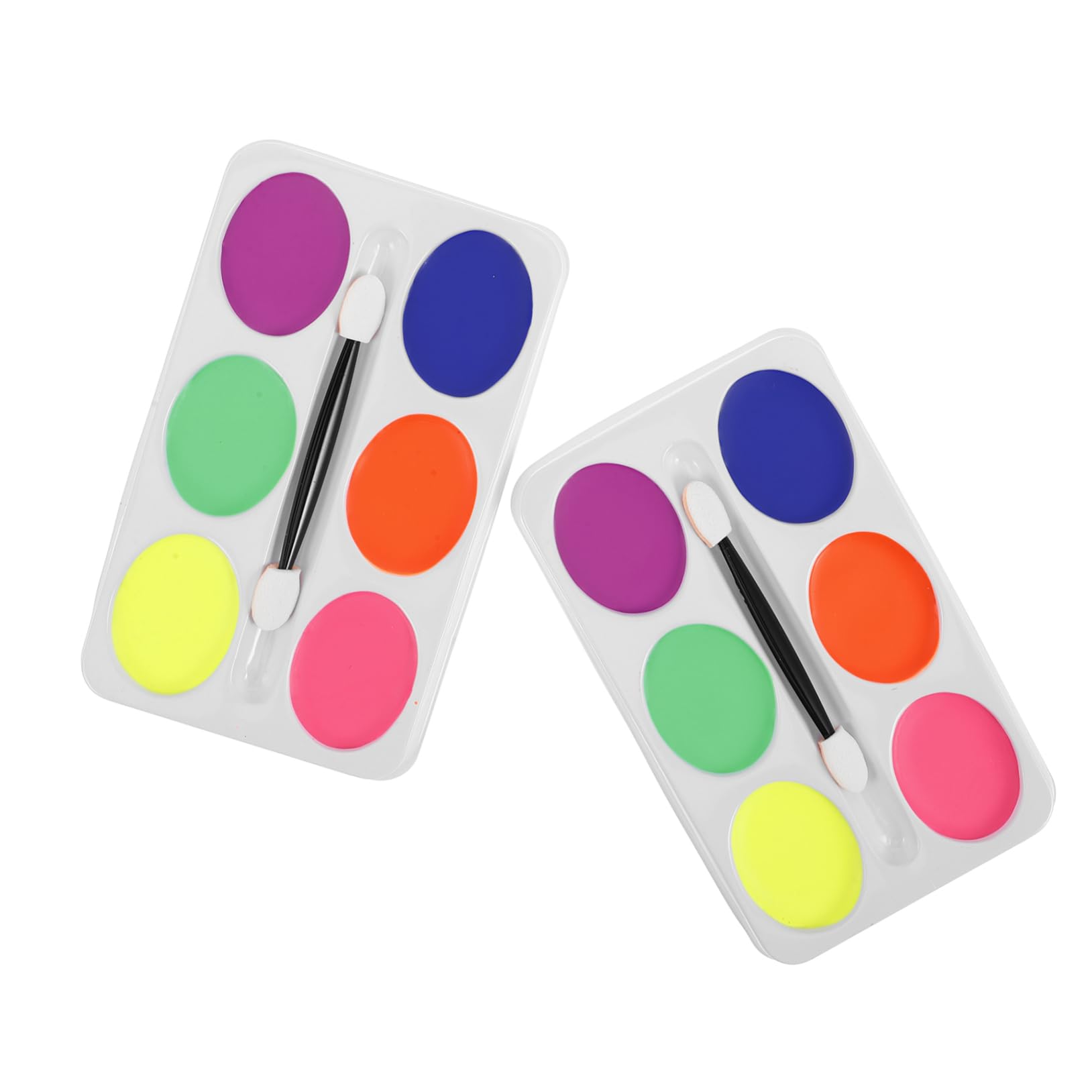 VINTORKY Oil- Paint Palette 6 Colors Face Makeup Cream for Boys and Girls Stage Makeup Tool Halloween Supplies