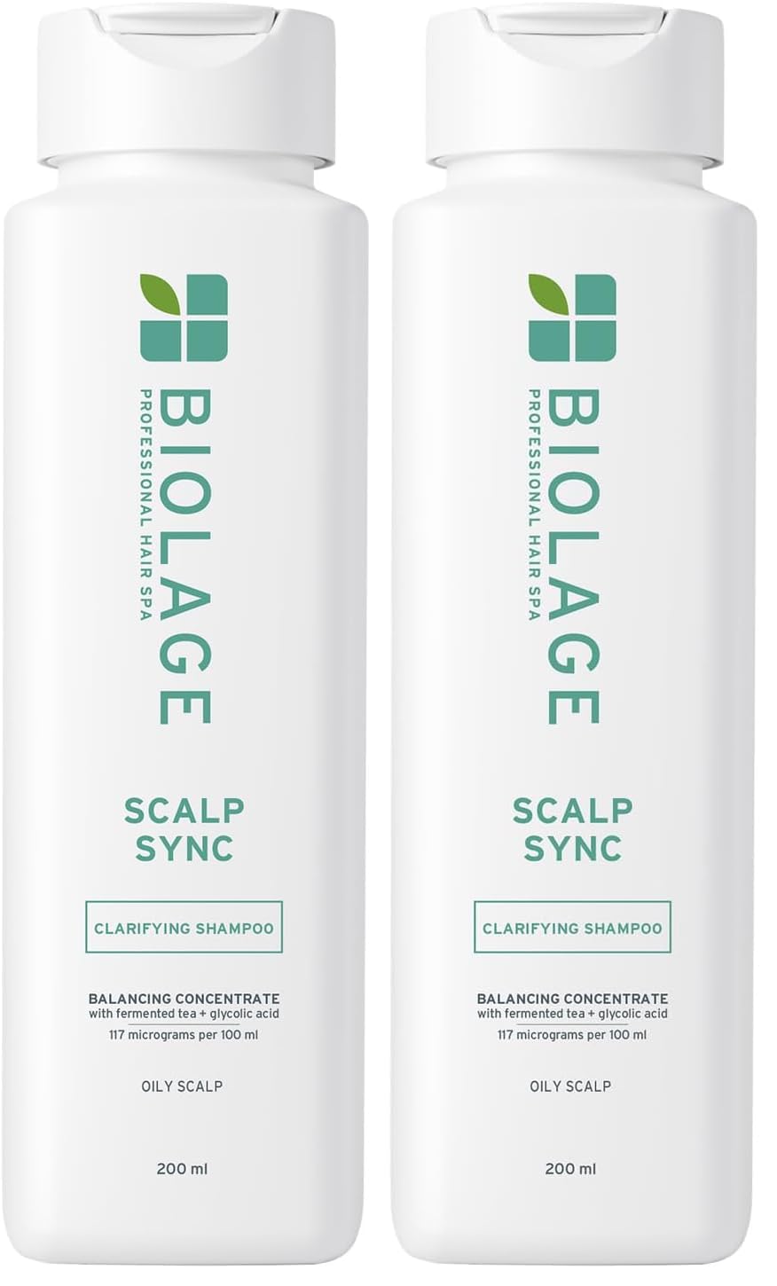 Biolage Scalp Sync Clarifying Shampoo for Soothed and Hydrated Scalp with Fermented Tea and Glycolic Acid for 72HR Soothed and Hydrated Scalp for Women and Men Vegan and Cruelty-Free​ (Pack of 2)-image-24