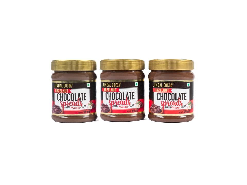 Jindal Cocoa Hazelnut Spread - 320g (Pack Of 3) | Chocolate Spread for Kids | No Palm Oil | 15% Hazelnuts | Chocolate Spread without Palm Oil | No Artificial Preservatives & Trans-Fat | Healthy Chocolate Spread (B09CTP8DZ8) Amazon Price History, Amazon Price Tracker