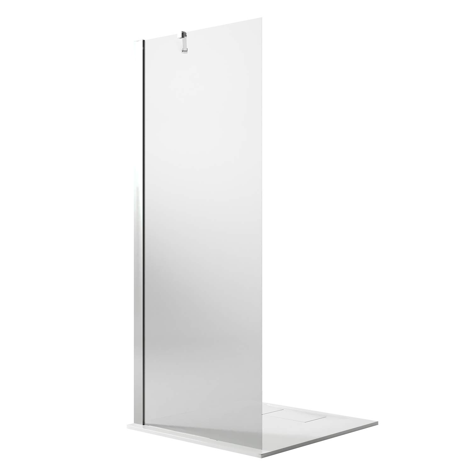 Idralite Pared de Ducha Walk In 40CM H190 Cristal Transparente con Tratamiento Antical Mod. Flip