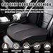 MKNQUVG Car Seat Cushion for Kia Pegas Picanto KX7 Venga Sportage Forte, Memory Foam Height Boost, Tailbone Pain Relief Cushion, Ergonomic Anti-Slip Seat Pad for Long Driving & Daily Commute,B