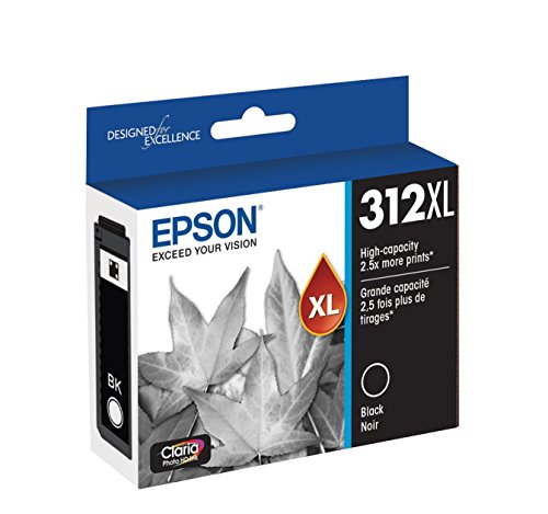 Epson T312 Claria Photo Hd -Ink High Capacity Photo Black -Cartridge (T312Xl120-S) For Select Epson Expression Photo Printers #TOP1