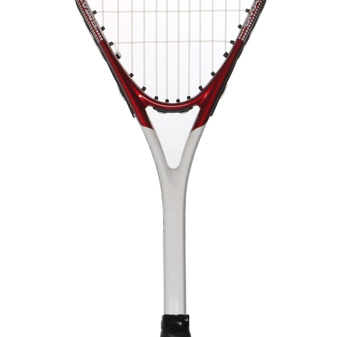 Vector X VXS-1040 - Racchetta da squash composita a copertura completa, 68 cm, per giocatori anziani, pre-infilata, leggera e ricreativa per principianti e intermedi, adulti (bianco-rosso)
