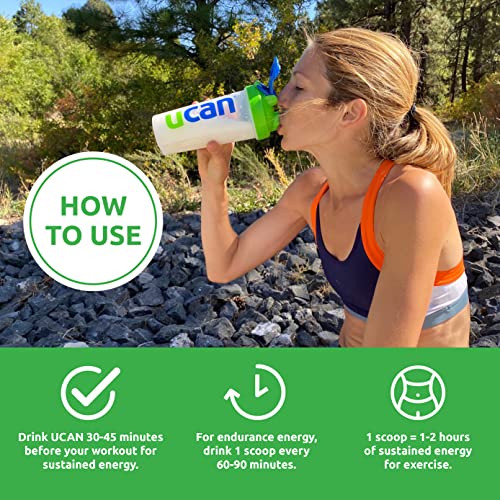 Ucan Energy Powder, Orange, Keto, Sugar-Free Pre & Post Workout For Men & Women, Non-Gmo, Vegan, Gluten-Free, Great For Runners, Gym-Goers And High Performance Athletes | 30 Servings (26.5 Ounces) #TOP5