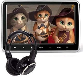 10.1 Inch HD Digital Multimedia Monitor Super-thin Car Headrest Dvd Player With Ir