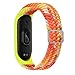 Bracelet de rechange en nylon pour montre Mi Band 6/Mi Band 5, souple et respirant, pour femme et homme, Mi band 3 4, Nylon Acier inoxydable, Bracelet de montre,