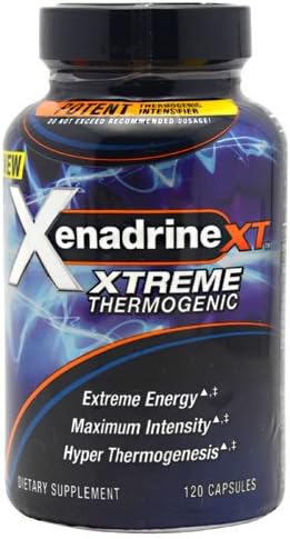 XENADRINE XTREME XT 120 CAPS - FAT BURNER THERMOGENIC & ENERGY - NEW !!! ( Multi-Pack)
