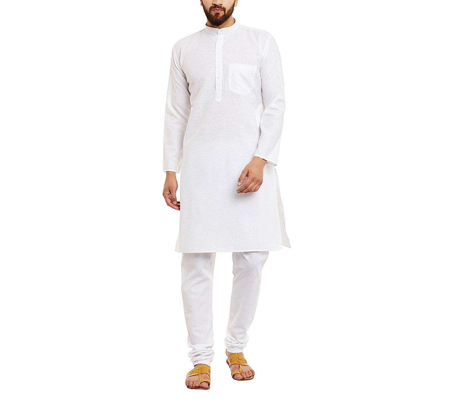 Whitewhale White Cotton Kurta Pajama for Mens Indian Clothing