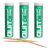 Xero Picks Infused Flavored Toothpicks to Help Quit Smoking - Nicotine Free - 60 Picks - 3 Pack - Wintergreen - Non-GMO Kosher Vegan