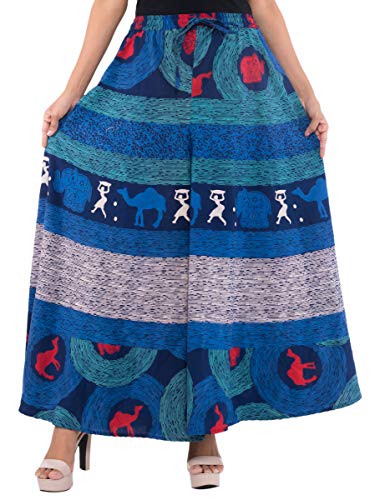 Image of Women's Cotton Long Palazzo Pant