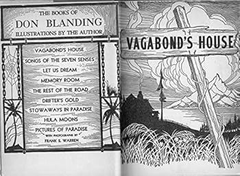 1942 DON BLANDING EPIC POEM VAGABOND'S HOUSE HAWAII ASIA ILLUSTRATED BY AUTHOR [Hardcover] DON BLANDING