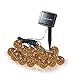 Produktbild Esotec Orientalische Solar Lichterkette mit 20 LED - Lichtfarbe warmweiß 3000K - großes Solarmodul - Kabellänge 12 m - Lichterkette Garten Party Dekoration Solarleuchte, 102186