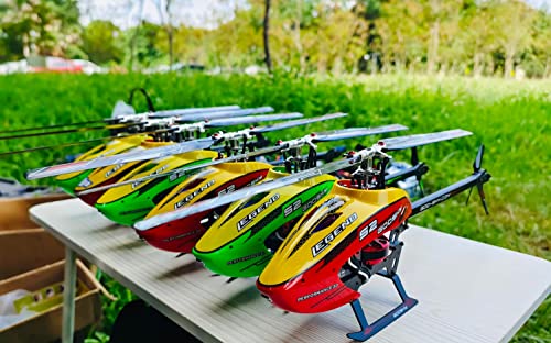 Image of SoloGood GOOSKY S2 RTF RC Helicopter 6CH 3D Flybarless Dual Brushless Motor Direct-Drive RC Helicopter (Yellow and Red)