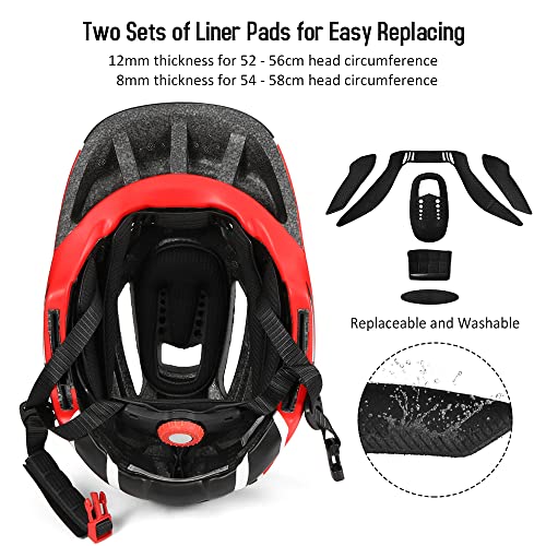 image for Lixada Kids Bike Helmet Adjustable Detachable Full Face Helmet for Cyc