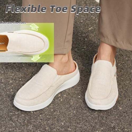 Image of OrthoComfoot Women's Arch Support Shoes,Plantar Fasciitis, Foot and Heel Pain Relief, Orthopedic Boat Shoes for Diabetic Bunions
