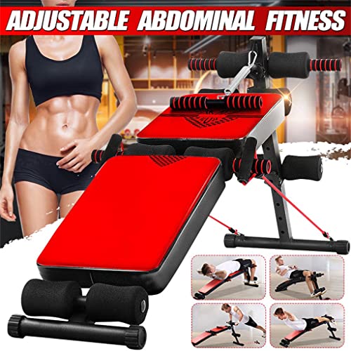 QWVDS Multifunctionele halterbank Opvouwbare fitnessbank Training Sit-up Bench Comfort Abdominaal ontwerp Verstelbaar - Image 7