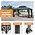 GARTOO 12'x14' Outdoor Hardtop Gazebo with Double Roof - Heavy-Duty Galvanized Steel Top Aluminum Frame Gazebo with Breathable Netting & Privacy Curtain for Patio, Porch, Garden, Lawn, Deck, Backyard