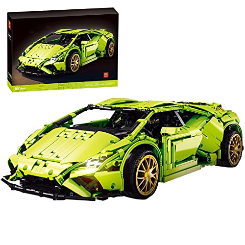 BANDRA Technik Auto kompatibel mit Lego 2285 Stück Super Rennauto Sportwagen Baustein Modell für Lamborghini