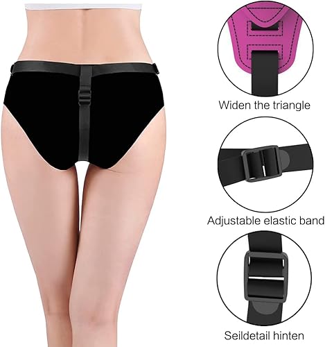 Miniatura 4 de Arnés ajustable para el pene consoladores de silicona para masturbación para adultos, juguetes sexuales con correa en el arnés para mujeres y