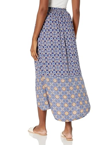 Angie Women's Hi-Low Printed Maxi Skirt2
