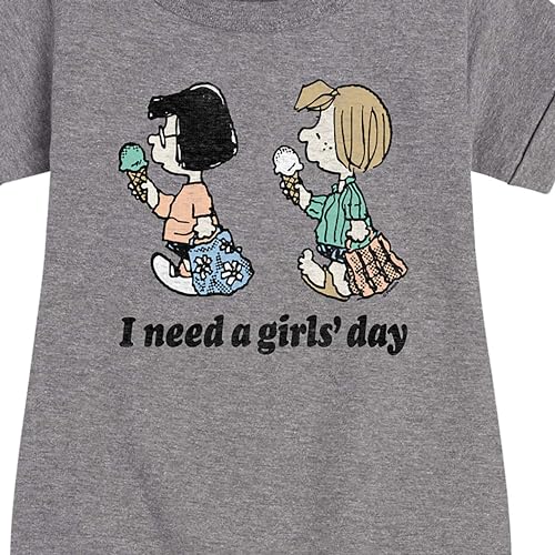 HYBRID APPAREL - Peanuts - I Need A Girls Day - Toddler & Youth Girls Fleece Dress3