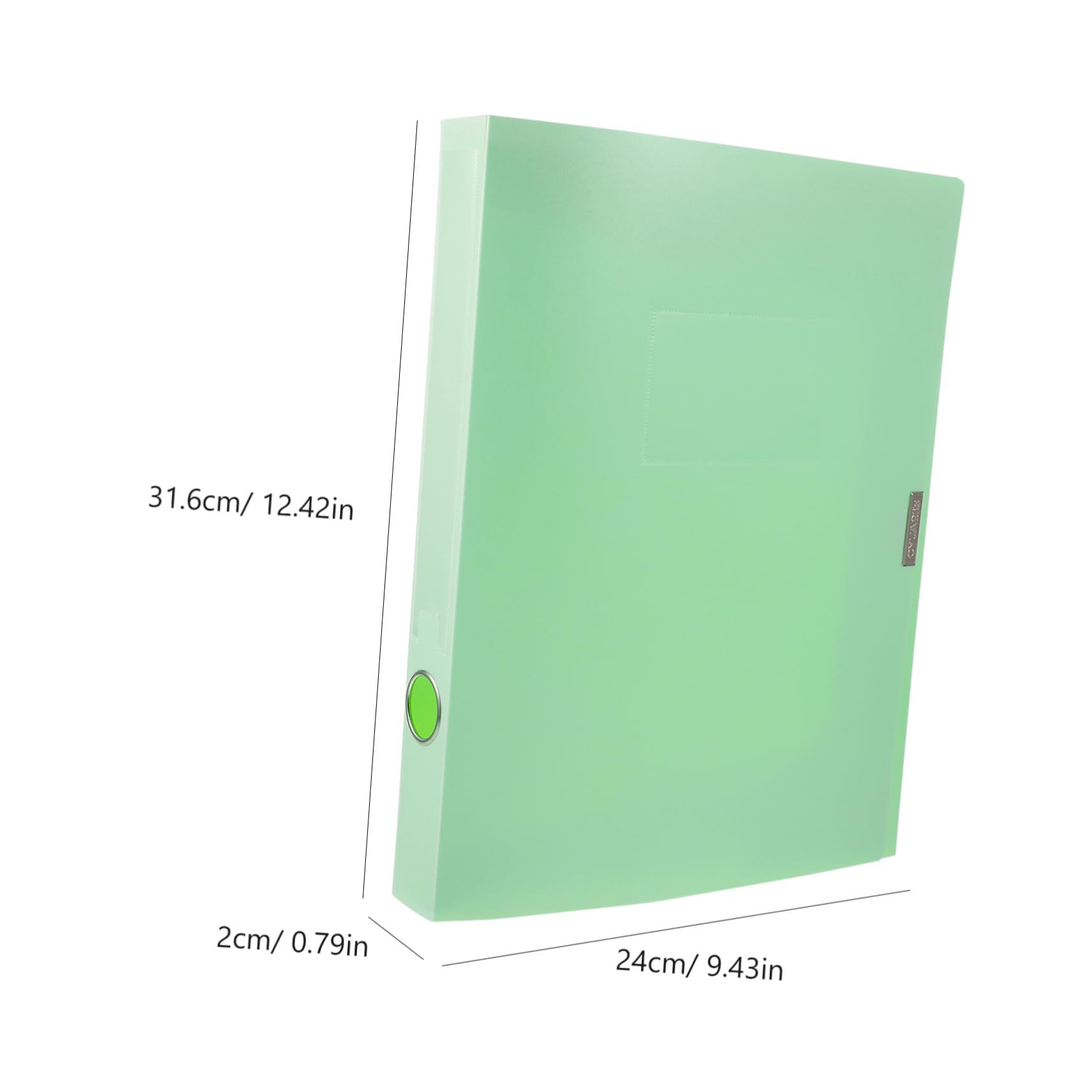 OHPHCALL Color Document Storage Box Reusable File Organizer for Office and School Lightweight and Easy for Organizing Papers and Files