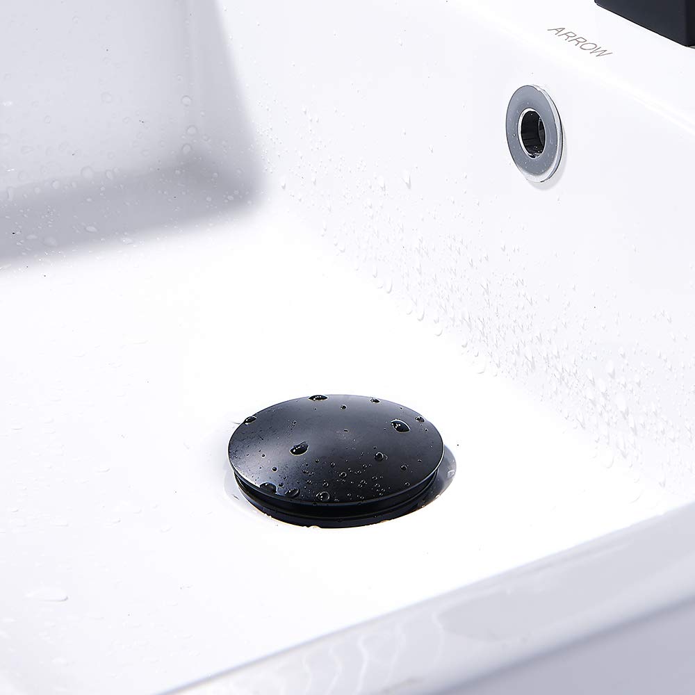 Tappo Lavandino Piletta Per Lavabo, Scarico Lavabo Bagno Universale G1 1/4", , Set Di Scarico Valvola 151298s Tappo Lavandino Bagno - Foto 13