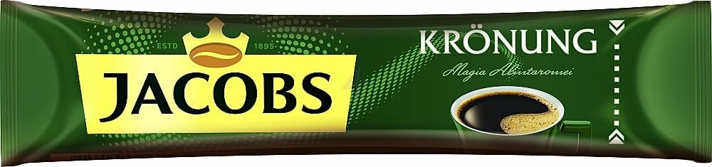 JACOBS 3 w 1 Mild, rozpuszczalny napój kawowy ze śmietanką 32%, delikatny smak, opakowanie 24 filiżanek, natychmiastowa kremowa kawa, 304,8 g (50 sztuk, Jacobs Kronung)