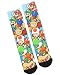 Nintendo Super Mario Luigi Donkey Kong Yoshi Characters Sublimated Crew Socks