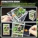 MYGIIKAKA Jumping Spider Enclosure Accessories, Tarantula Spider Box, Bug Cage, Praying Mantis Habitat Enclosure, Snail Insect Terrarium, Caterpillar Habitat (3x3x6 inch)