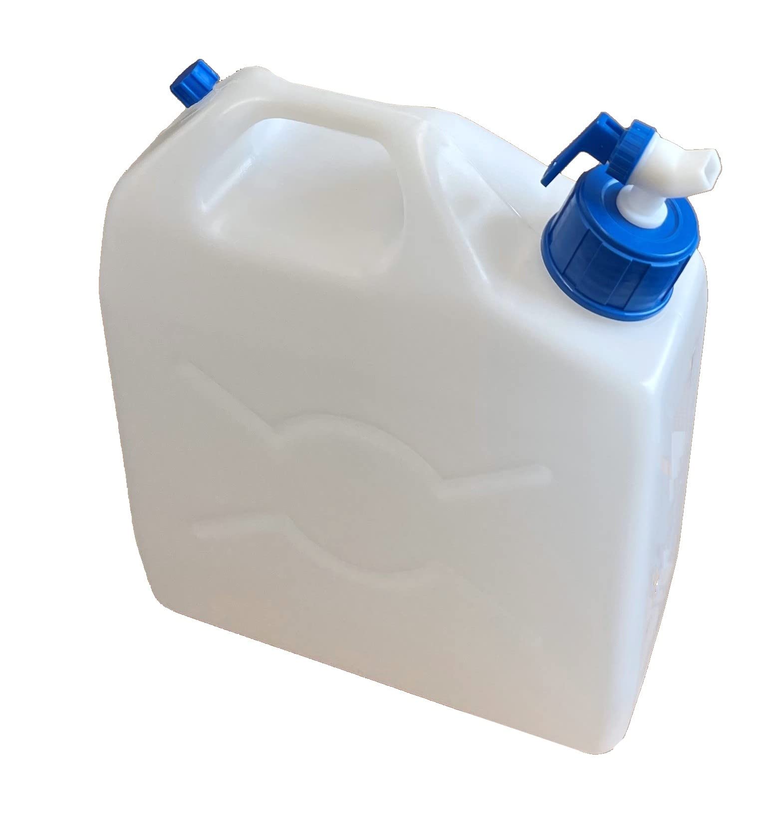 Quest Leisure Slimline Fresh/Waste Water Carrier Jerry Can (9.5 Litre, Cap with Tap)