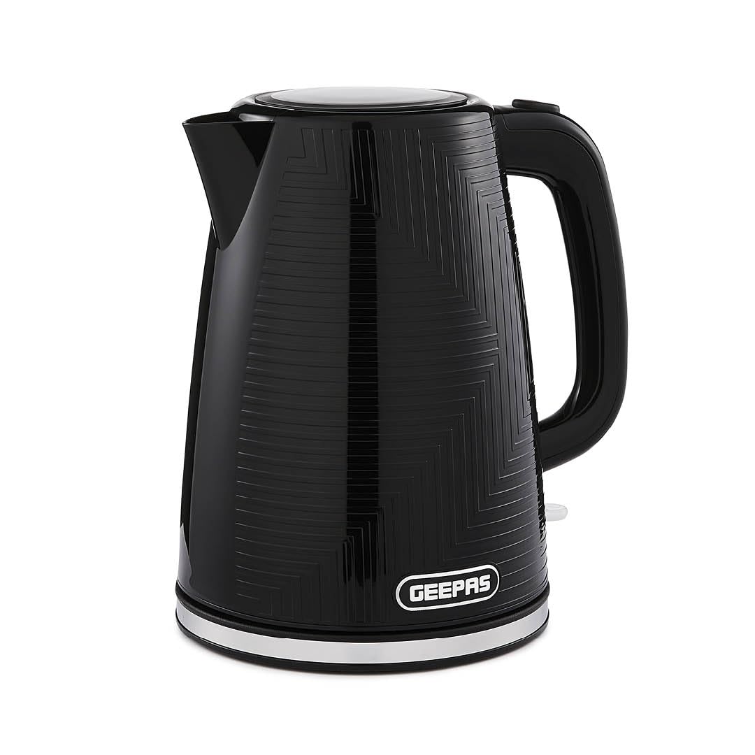 Geepas Opus Collection 1.7L Cordless Electric Kettle 3000W in Black