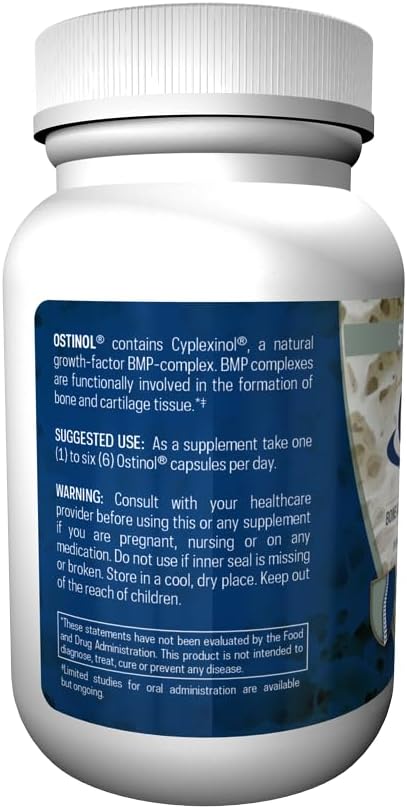 Ostinol Standard 150mg - Bone & Joint Supplement for Mild Bone and Mild Joint Support 30 Capsules
