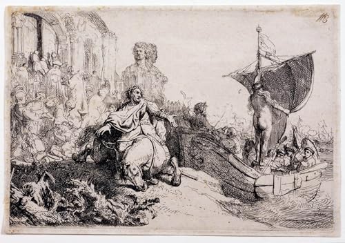Tableau le vaisseau de la fortune Rembrandt art mural pour valoriser une pièce sombre