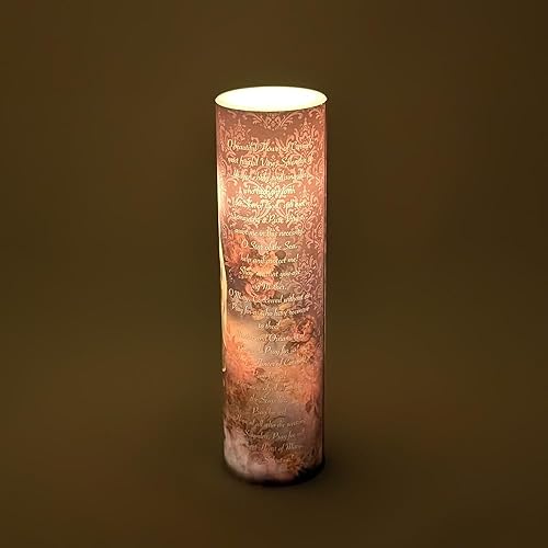 Miniatura 8 de Nuestra Señora del Monte Carmelo, vela de oración devocional sin llama LED