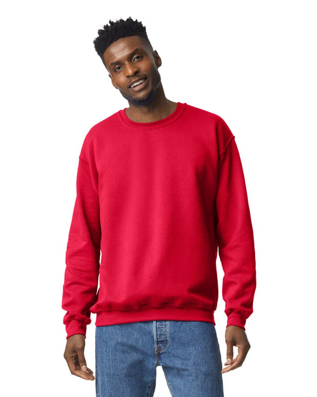 Sudadera para Hombre sin Capucha - Sudadera Cuello Redondo en Algodón Ideal para Ropa de Trabajo y Deporte - Disponible en Tallas S a 5XL