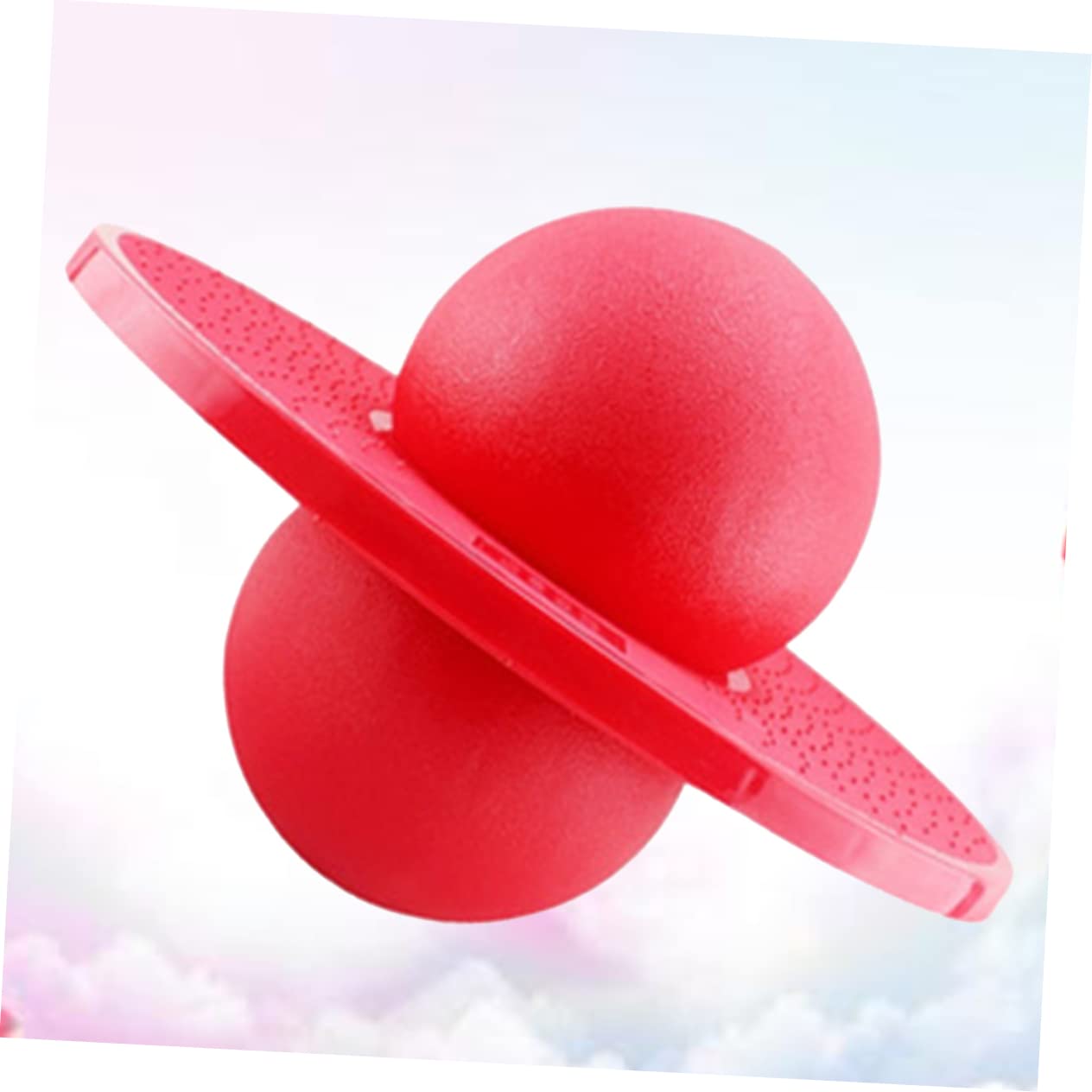 YARNOW Jumping Ball for Outdoor Sports for Active Play Sensory Training Equipment Red for Developing Sports Skills and Encouraging Fun Exercise