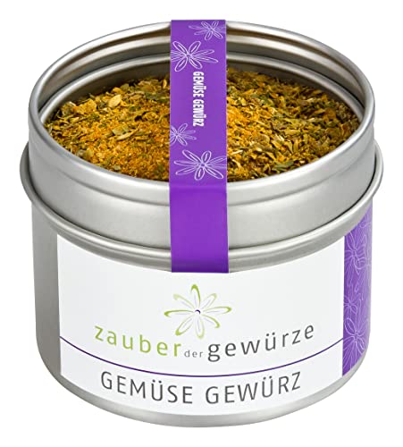 Zauber der Gewürze Gemüse Gewürz – Gemüse Allrounder für Aufläufe, Eintöpfe, Pfannengerichte und Ofengemüse, 40 g
