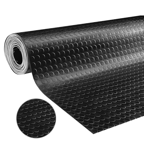 MYOYAY Gummimatte Meterware Bodenbelag 500x100 cm Gummiläufer Schutzmatte...