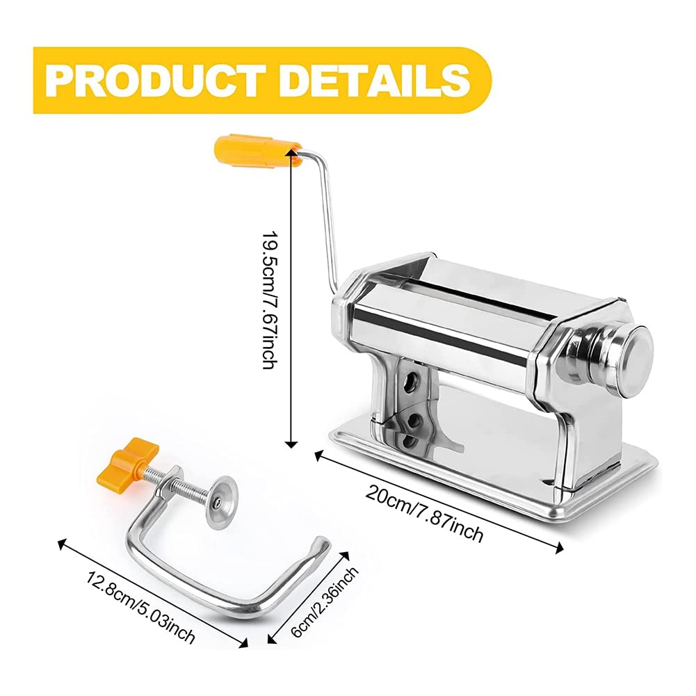 Polymer Clay Roller Machine Set Stainless Steel Polymer Clay Extruder Manual for Kids Adults Clay Pottery